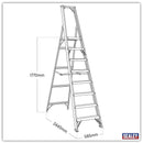 Sealey Industrial Step Ladder 8-Tread Aluminium - EN 131 AXL8