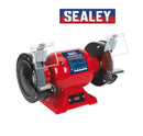 Sealey Bench Grinder & Wire Wheel 150mm Twin Wheel 370W 230V BG150XLW/98