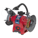 Sealey 150mm Bench Grinder & Wire Wheel Combination with Worklight 250W/230V BG150XWL