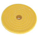 Sealey 200 x 16mm Buffing Wheel 16mm Bore - Coarse BG200BWC