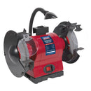Sealey 200mm Bench Grinder with Worklight 550W/230V BG200WL