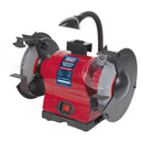 Sealey 200mm Bench Grinder with Worklight 550W/230V BG200WL