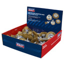Sealey Crimped Wire Brushes Assorted Sizes - Display Box of 40 BWBS40DB