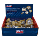 Sealey Crimped Wire Brushes Assorted Sizes - Display Box of 40 BWBS40DB