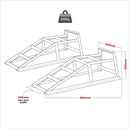 Sealey Car Ramps 1 Tonne Capacity per Ramp 2 Tonne Capacity per Pair CAR2000