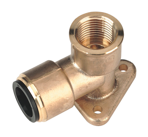 Wingback Elbow 15mm x 1/2"BSP Brass (John Guest Speedfit&reg; - PM15WB)