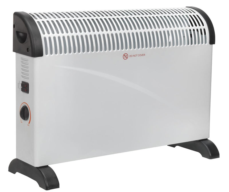 Sealey Convector Heater with 3 Heat Settings Thermostat 2000W/230V CD2005