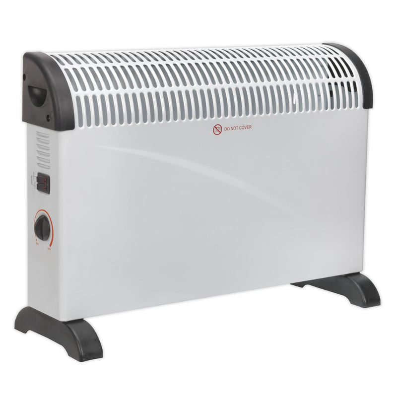 Sealey Convector Heater with 3 Heat Settings Thermostat 2000W/230V CD2005