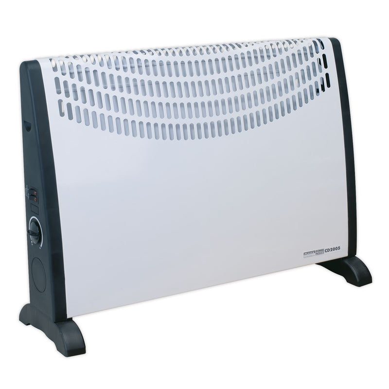 Sealey Convector Heater with 3 Heat Settings Thermostat 2000W/230V CD2005