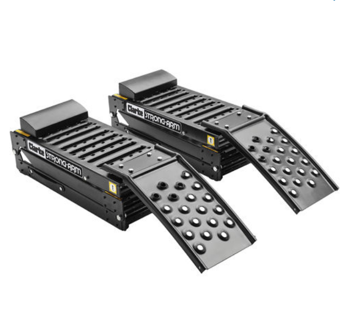 CLARKE LOADING RAMP FOLDING STEEL RAMPS TRAILER PAIR QUAD BIKE VAN 500