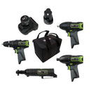 Sealey 4 x SV10.8 Series Cordless Power Tool Kit 10.8V - 2 Batteries CP108VCOMBO2