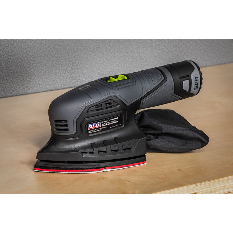 Sealey SV10.8 Series 150mm Cordless Detail Sander 10.8V - Body Only CP108VDSBO