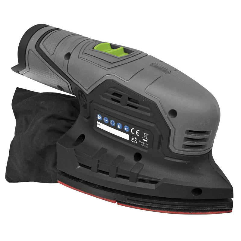 Sealey SV10.8 Series 150mm Cordless Detail Sander 10.8V - Body Only CP108VDSBO