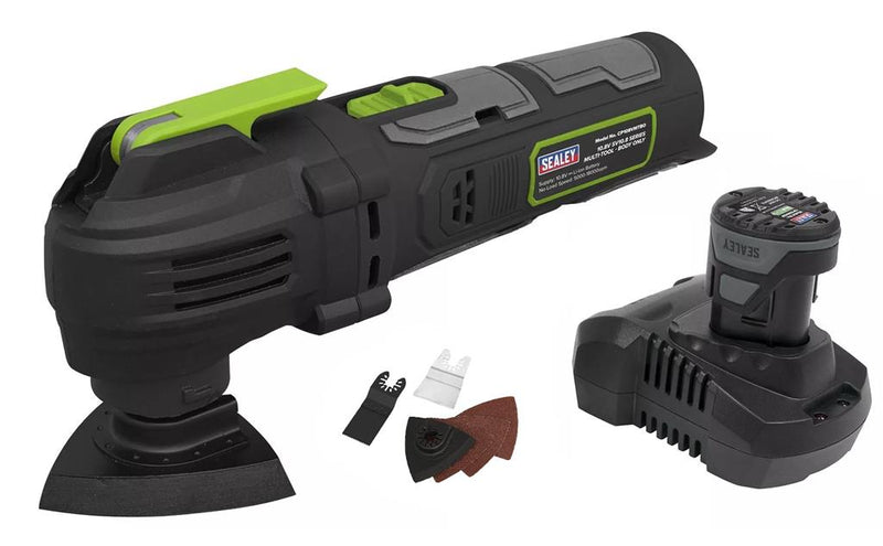 Sealey Cordless Multi Tool Rotary 10.8V SV10 Series Battery & Charger CP108VMT
