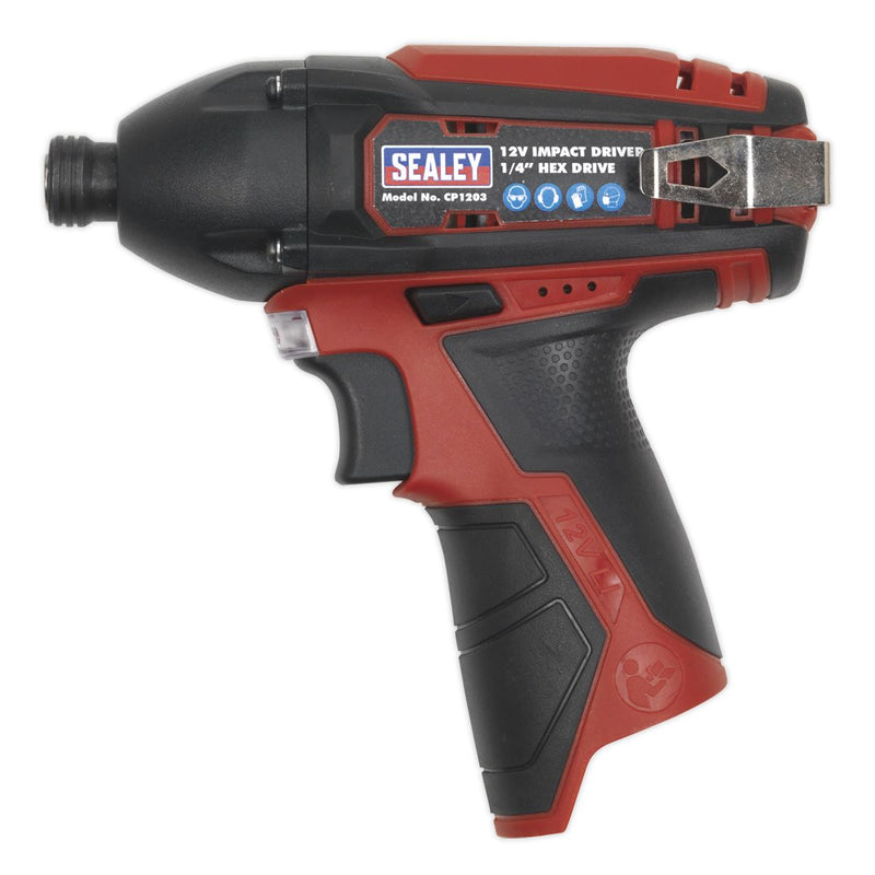 Cordless Impact Driver 1/4"Hex Drive 12V SV12 Series - Body Only