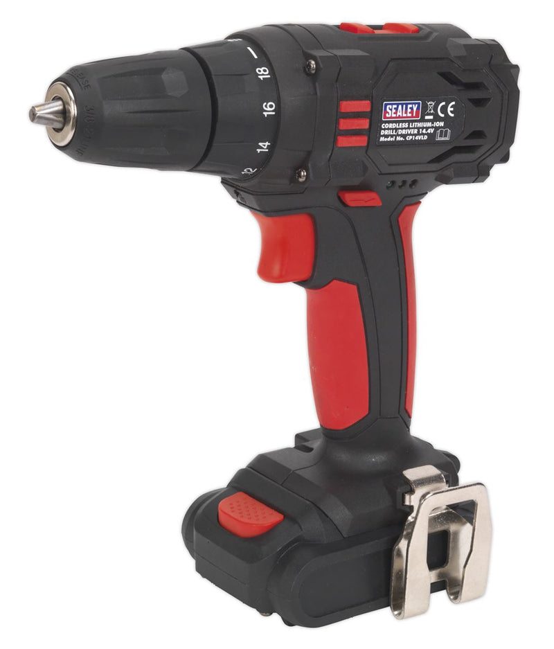 Cordless Drill/Driver �10mm 14.4V 1.3Ah Lithium-ion 2-Speed