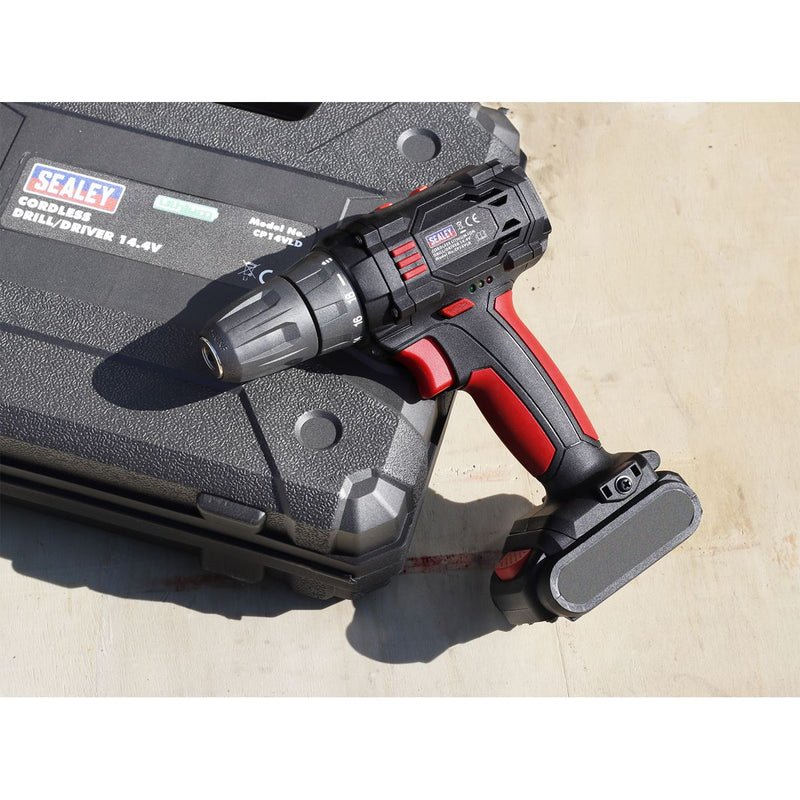 Cordless Drill/Driver �10mm 14.4V 1.3Ah Lithium-ion 2-Speed