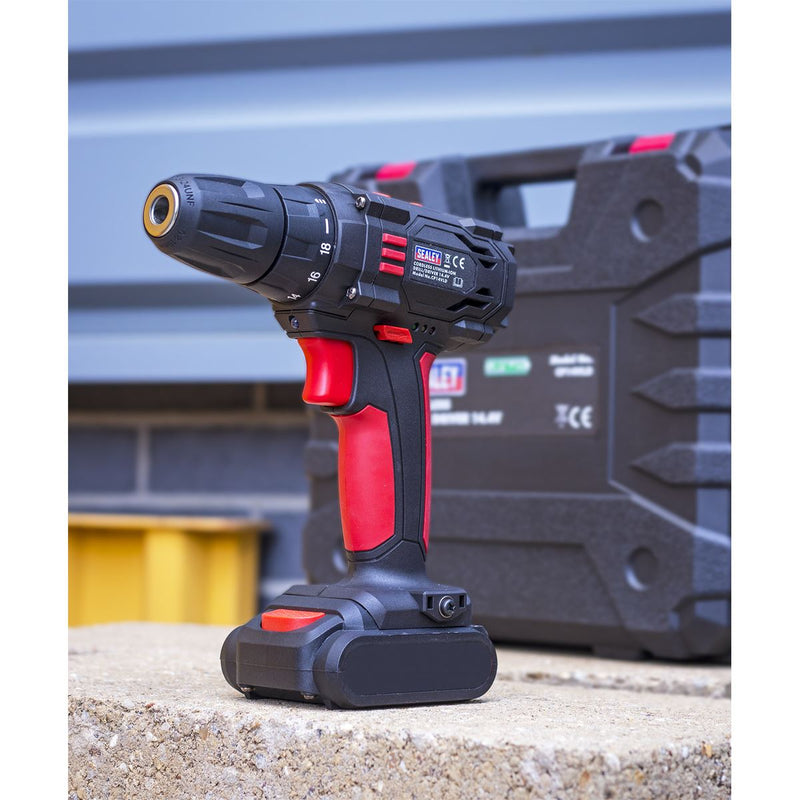 Cordless Drill/Driver �10mm 14.4V 1.3Ah Lithium-ion 2-Speed