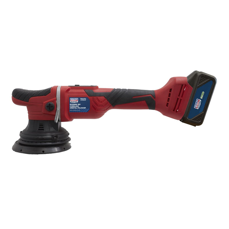 Cordless Orbital Polisher �125mm 18V Lithium-ion