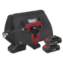 Sealey SV20 Series Cordless Tyre Inflator Kit 20V 2Ah - 2 Batteries CP20VAPKIT