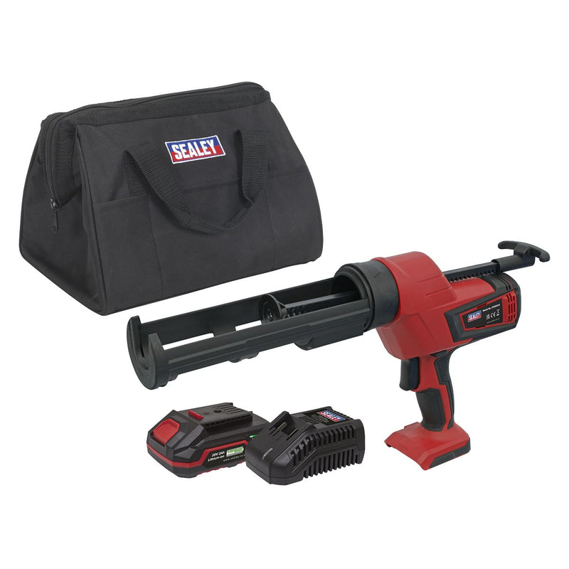 Cordless 20V 2Ah SV20 Series Caulking Gun Kit 310ml