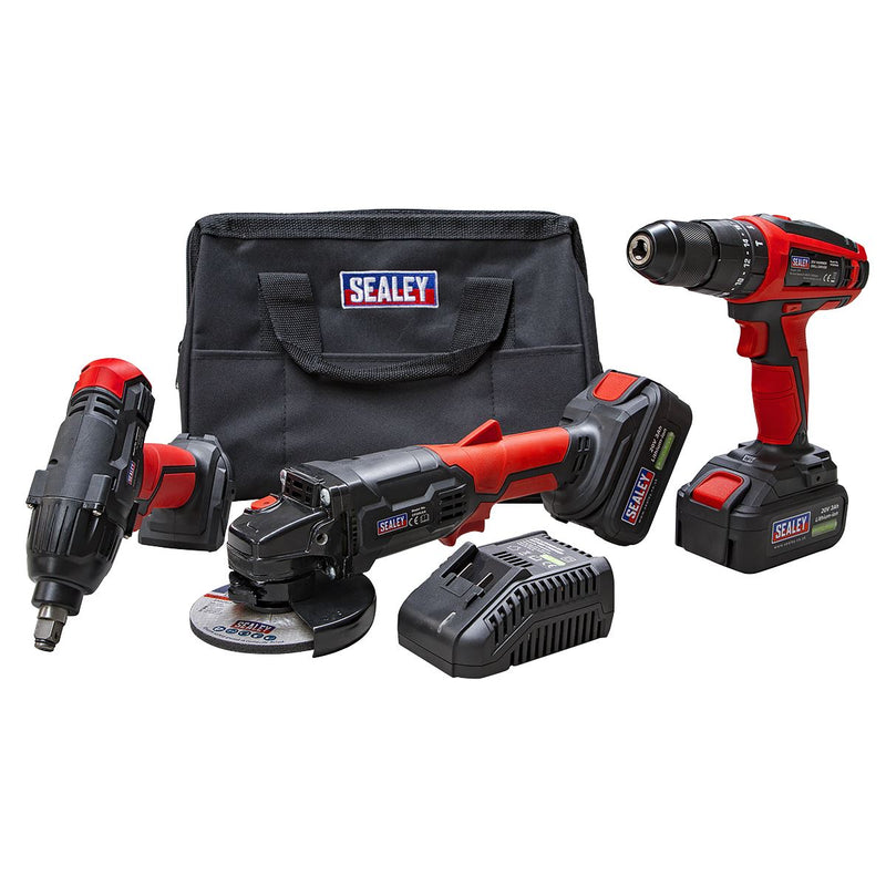 3 x Tool Cordless Combo Kit 20V SV20 Series