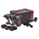 Sealey Premier 4 x SV20 Series Cordless Brushless Power Tool Kit 20V - 2 Batteries CP20VCOMBOX1