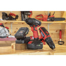 Sealey 2 x SV20 Series Cordless Power Tool Kit 20V - 2 Batteries CP20VDDCOMBO