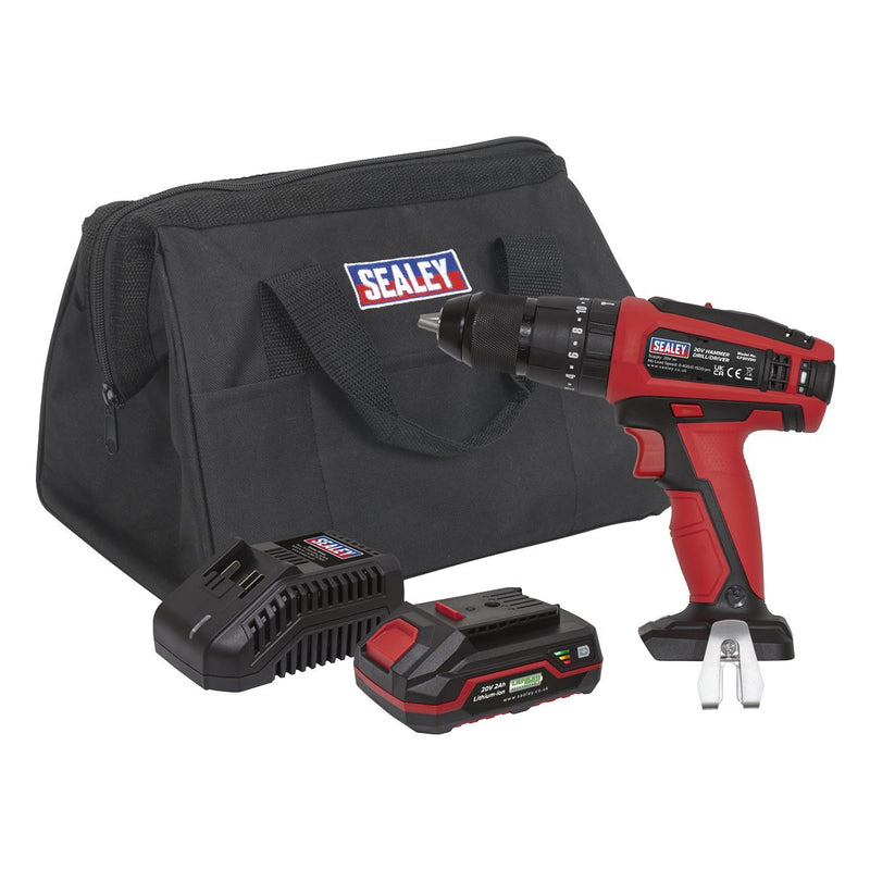 Combi Drill/Driver Kit �13mm 20V 2Ah SV20 Series Lithium-ion