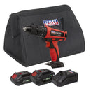Sealey SV20 Series 13mm Cordless Combi Drill Kit 20V - 2 Batteries CP20VDDKIT