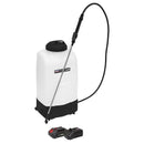 Sealey SV20 Series 15L Cordless Garden Backpack Sprayer 20V 2Ah CP20VGBSKIT1
