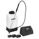 Sealey SV20 Series 15L Cordless Garden Backpack Sprayer 20V - 2 Batteries CP20VGBSKIT