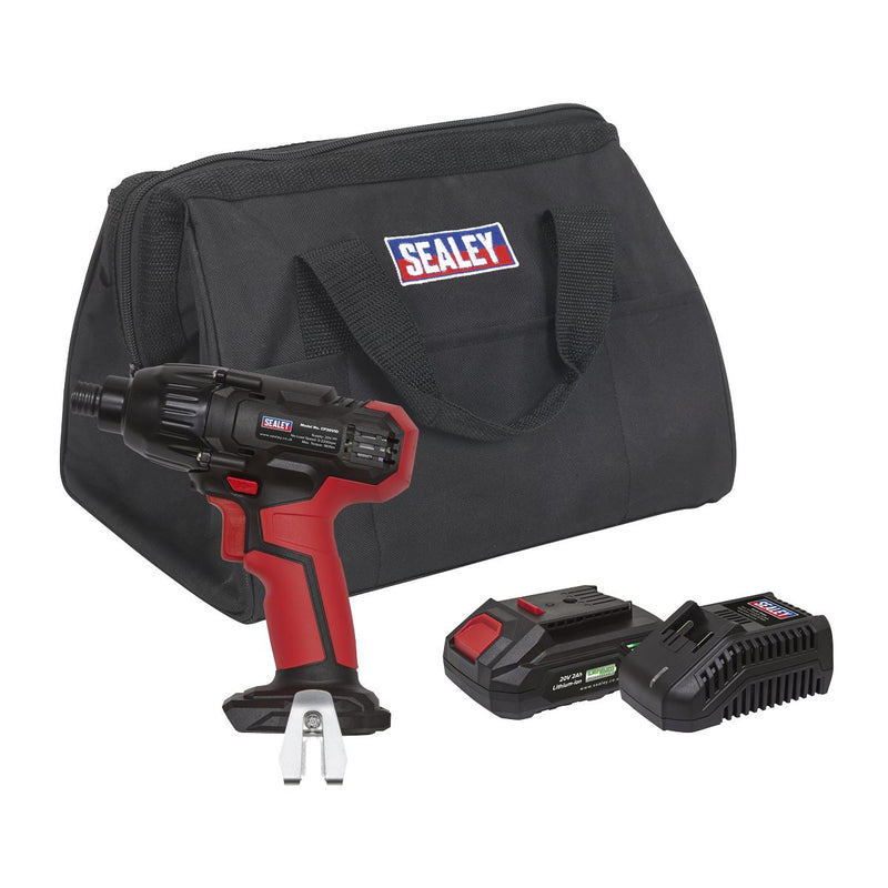 Impact Driver Kit 1/4" Hex Drive 20V 2Ah SV20 Series