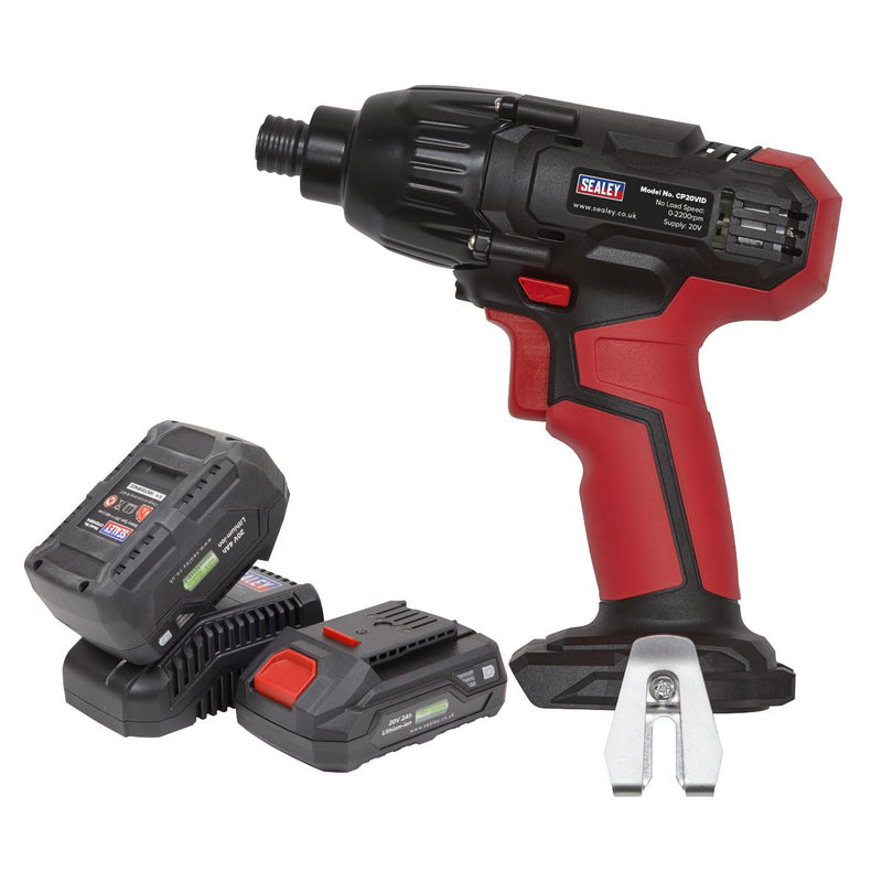 Impact Driver Kit 1/4"Hex Drive 20V SV20 Series - 2 Batteries