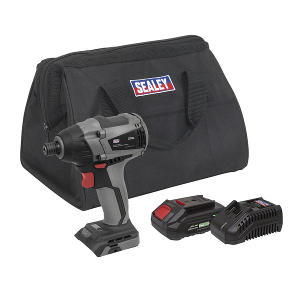 Brushless Impact Driver Kit 1/4" Hex 20V 2Ah SV20 Series