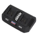 Sealey SV20 Series Fast Charge Dual Battery Charger 20V CP20VMC2