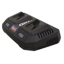 Sealey SV20 Series Fast Charge Dual Battery Charger 20V CP20VMC2