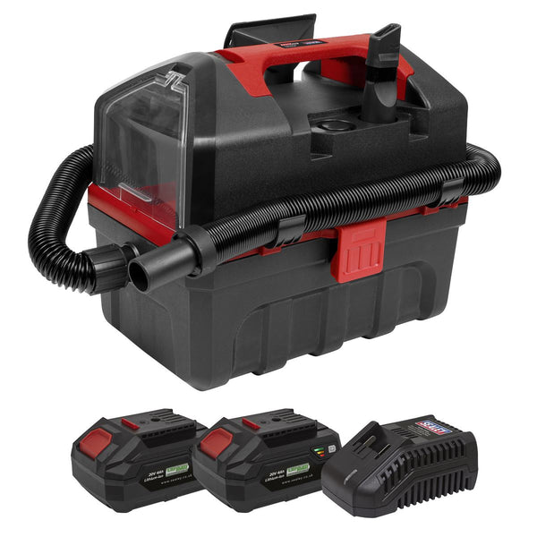 Cordless Wet & Dry Vacuum Kit 2 Batteries - 20V 4Ah SV20 Series