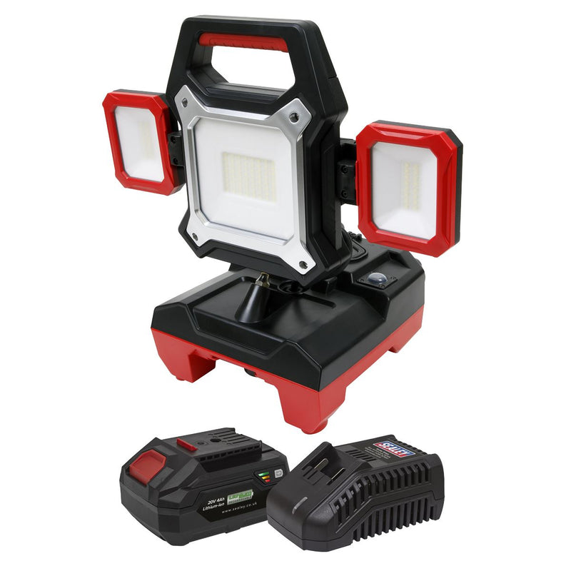 Cordless/Corded 20V 4Ah SV20 Series Worklight Kit 45W SMD LED