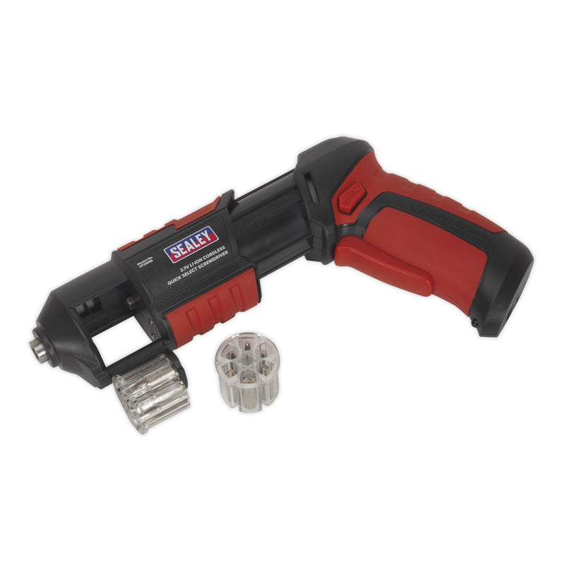 Cordless Screwdriver Quick Select 14pc 3.7V Lithium-ion