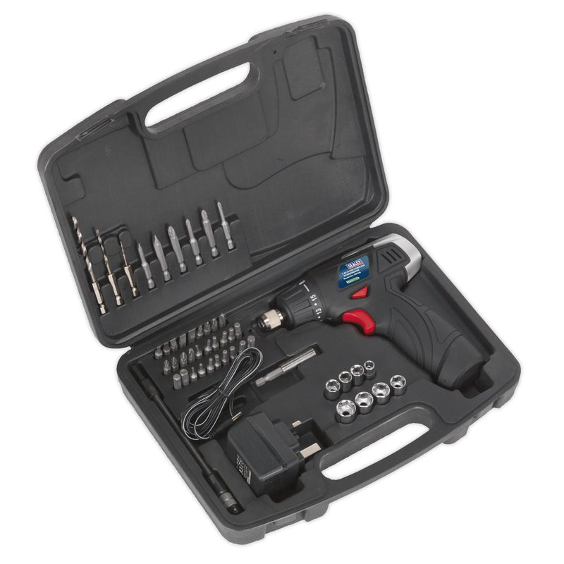 Cordless Screwdriver Set 50pc 7.2V Lithium-ion