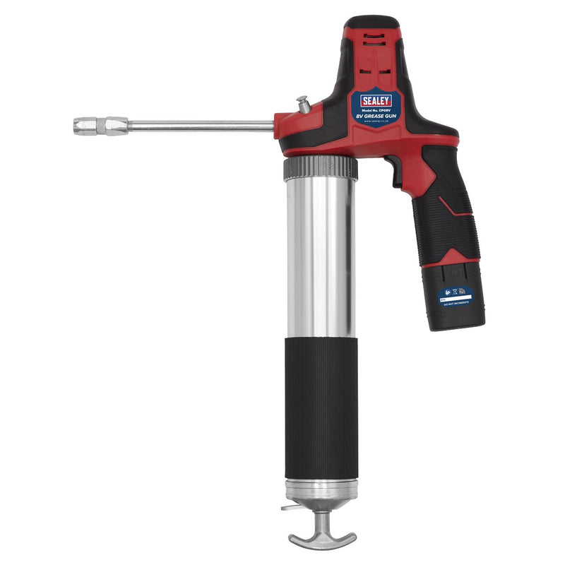 Sealey Cordless Grease Gun 8v 85g & 400g Cartridge 1 x 2ah Battery 3000psi CPG8V