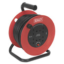 Sealey 25m Heavy-Duty Cable Reel with Thermal Trip 4 x 230V CR22525