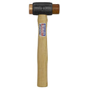 Sealey Premier Copper/Rawhide Faced Hammer with Hickory Shaft 1.5lb CRF15
