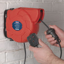 Sealey 10m Retractable Cable Reel System 1 x 230V CRM101