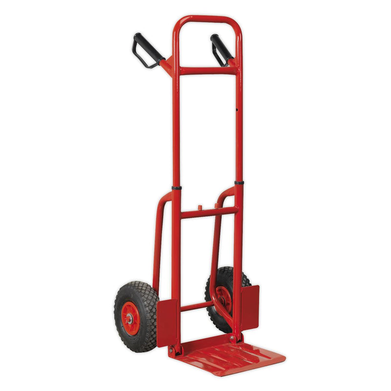 Sealey Folding Sack Truck with Pneumatic Tyres 200kg Capacity CST801