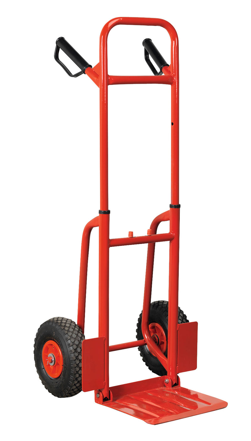 Sealey Folding Sack Truck with Pneumatic Tyres 200kg Capacity CST801