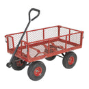 Sealey Platform Truck with Removable Sides & Pneumatic Tyres 200kg Capacity CST997