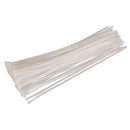 Sealey Cable Tie 380 x 4.8mm, White - Pack of 100 CT38048P100W