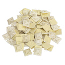 Sealey Self-Adhesive Cable Tie Mount 30 x 30mm, White - Pack of 100 CTM3030W